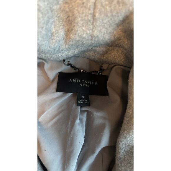 Grey Wool Ann Taylor Coat - Picture 7 of 8